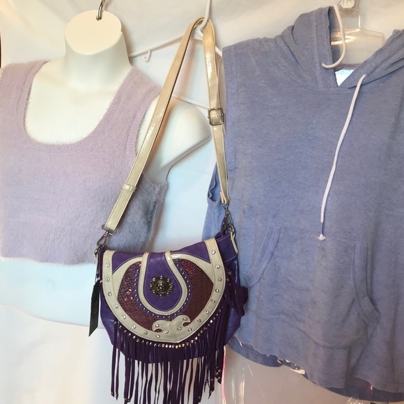 Ladies 3 Pc Purple Clothing Apparel Bundle New - Picture 1 of 8